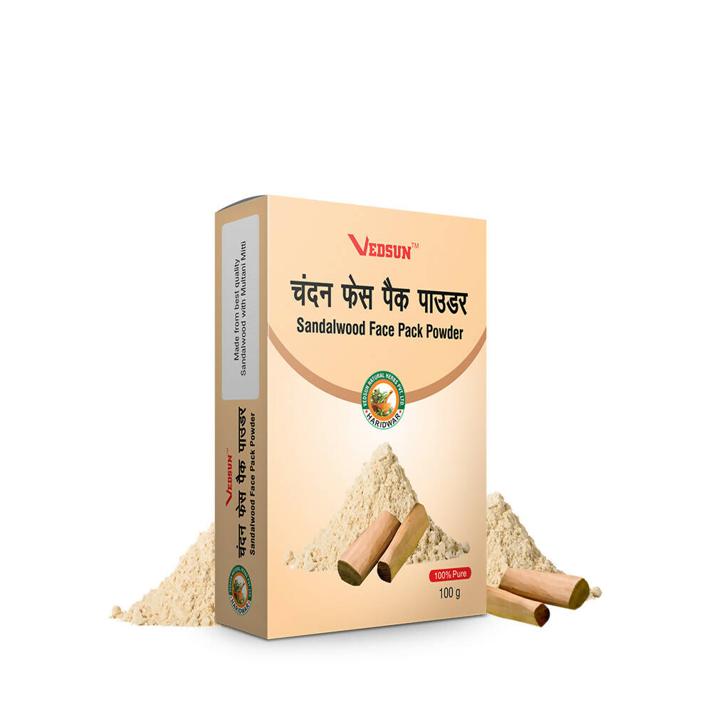 Vedsun Naturals Chandan Face Pack Powder | Grocsy