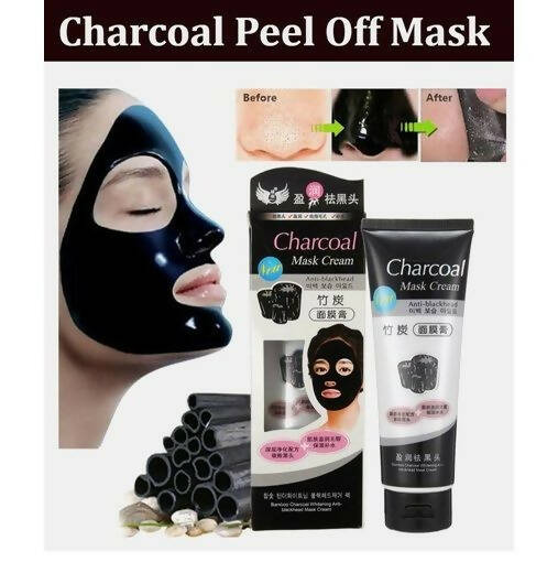 Favon Activated Charcoal Face Mask for Blackhead Removal and Clarifying Skin | Grocsy