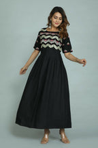 Alvano Printed Stylish Anarkali Kurti for Women and Girls Rayon Embroidery | Grocsy