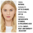 Rimmel London Lasting Finish 25 Hour Foundation SPF 20 - Vanilla | Grocsy