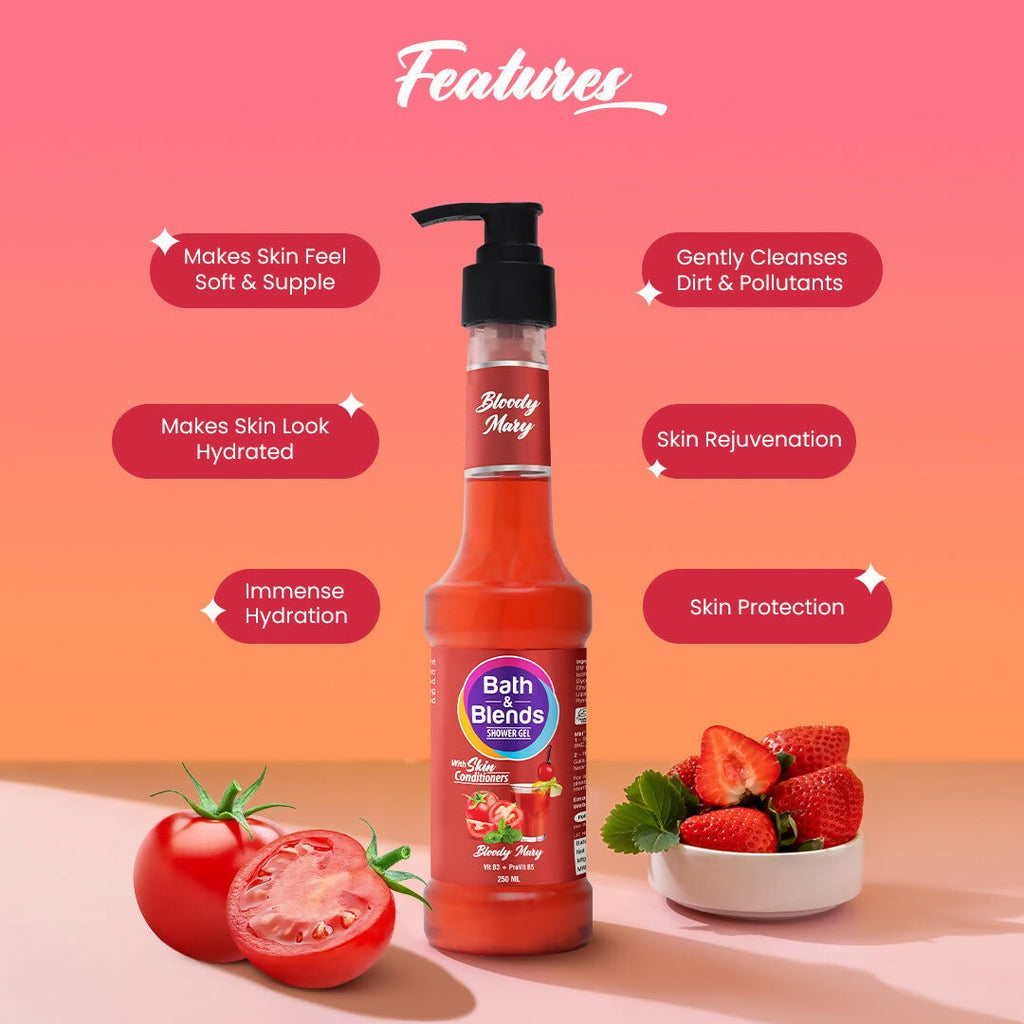 Bath & Blends Bloody Mary Shower Gel | Grocsy