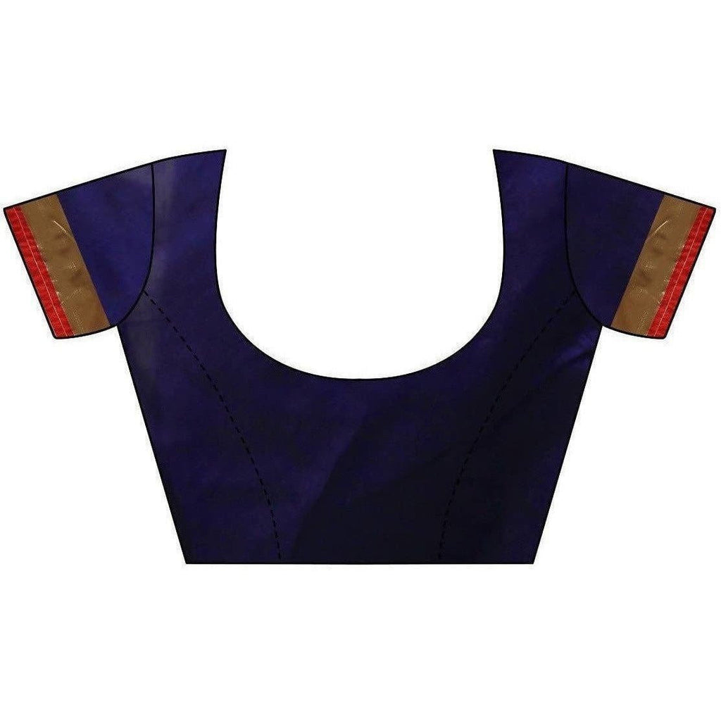Vamika Banarasi Jaquard Red Weaving Saree (Banarasi 28) | Grocsy
