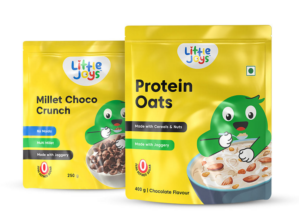 Little Joys Millet Choco Crunch + Protein Oats | Grocsy