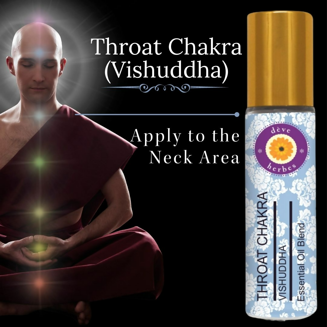 Deve Herbes Throat Chakra (Vishuddha) Oil | Grocsy