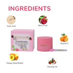 Perenne Lip Sleeping Mask With Kojic Acid & Vitamin C - Berry Blossom | Grocsy