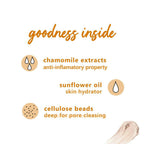 Plum Chamomile & White Tea Brighten-Up Face Scrub | Grocsy