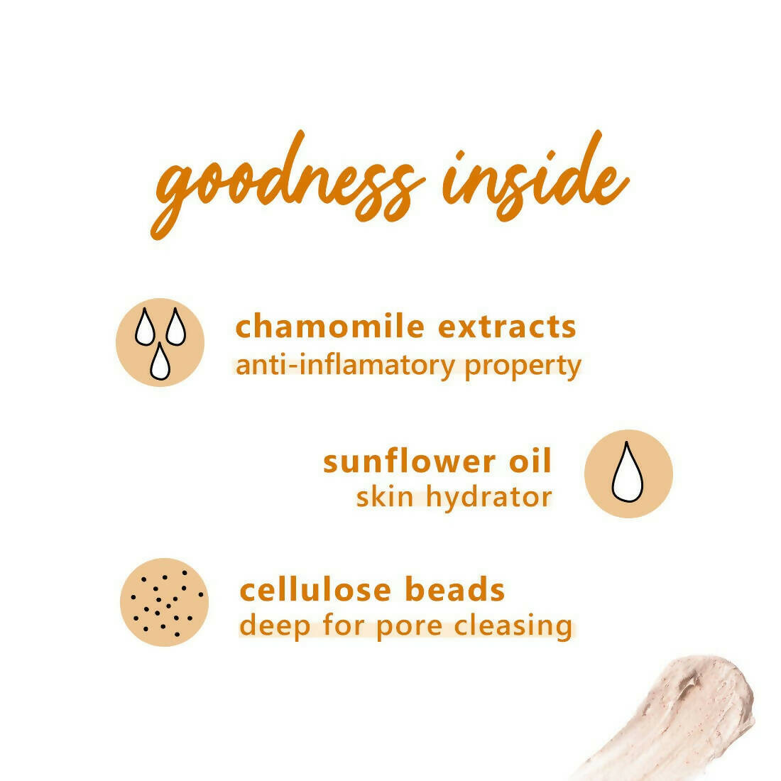 Plum Chamomile & White Tea Brighten-Up Face Scrub | Grocsy