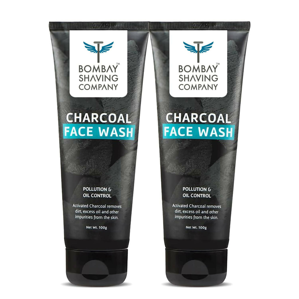 Bombay Shaving Company Charcoal Face Wash for Men Anti Pollution, Oil Control and Brightening | Grocsy