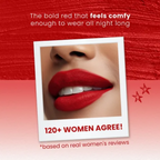 NY Bae Velvet Mousse Liquid Lipstick - Red Hot Rebel 01 | Grocsy