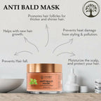 Ivory Natural Bald Mask For Hair - Hair Mask For Less Hair And Hair Thinning | Grocsy