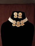 Mominos Fashion Johar Kamal Women's Golden Beads Pearls Gold-Polished Jewellery Set | Grocsy