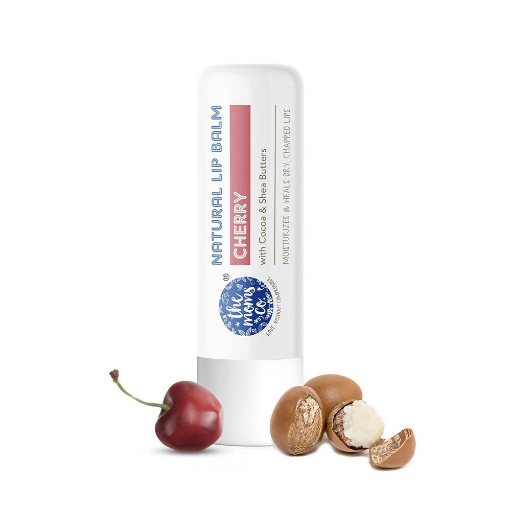 The Moms Co Natural Cherry Lip Balm | Grocsy