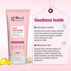 Globus Naturals Rice Ceramide Face Wash For Hydrated Glow, Enriched with Green Tea & Vitamin E | Grocsy