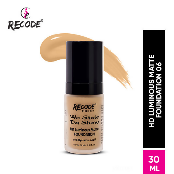 Recode HD Luminous Matte Foundation - 06 Jambudvipa | Grocsy