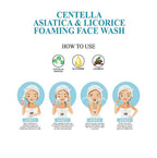 Love Earth Centella Asiatica & Licorice Foaming Face Wash | Grocsy