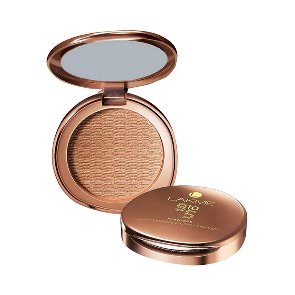 Lakme 9 To 5 Flawless Matte Complexion Compact - Apricot | Grocsy