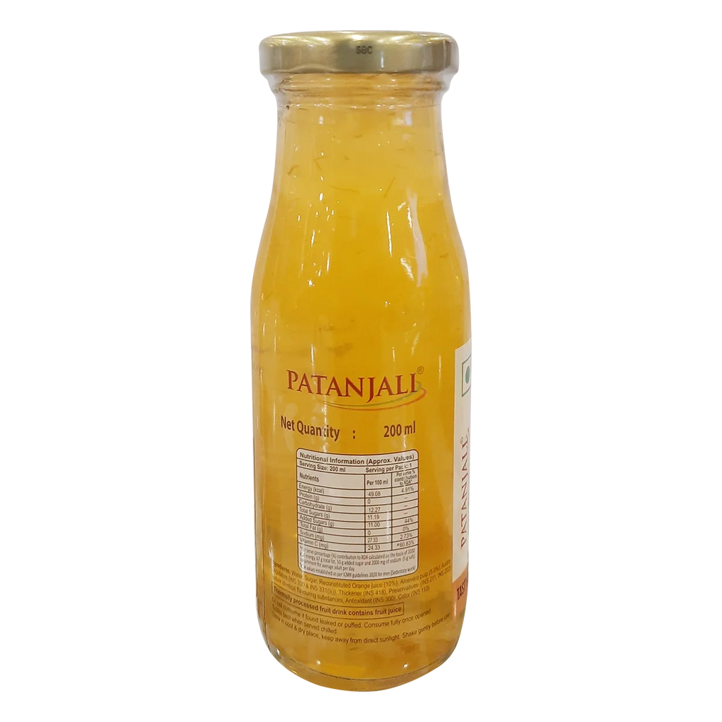 Patanjali Orange Aloe Chunk Drink | Grocsy