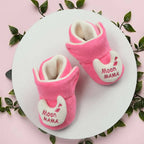 Tiny Bugs For Boys & Girls Baby Winter Booties - Pink | Grocsy