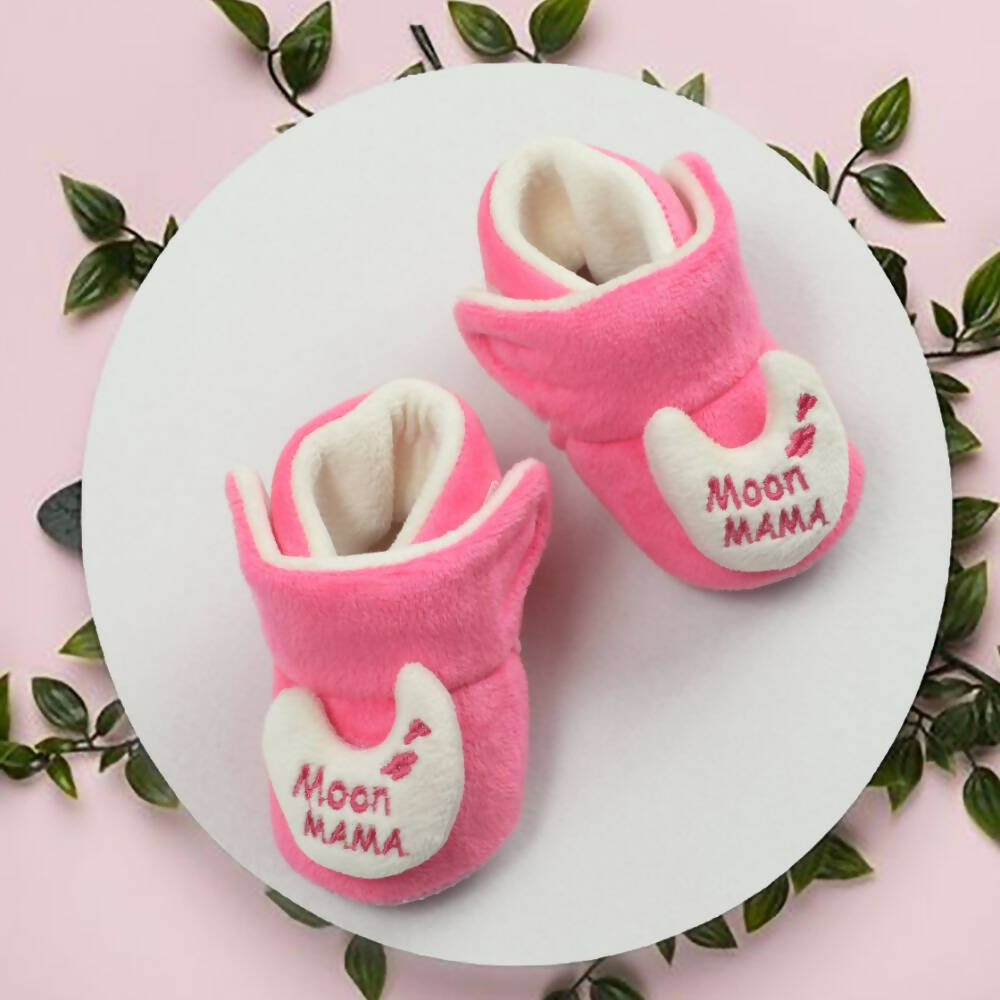 Tiny Bugs For Boys & Girls Baby Winter Booties - Pink | Grocsy