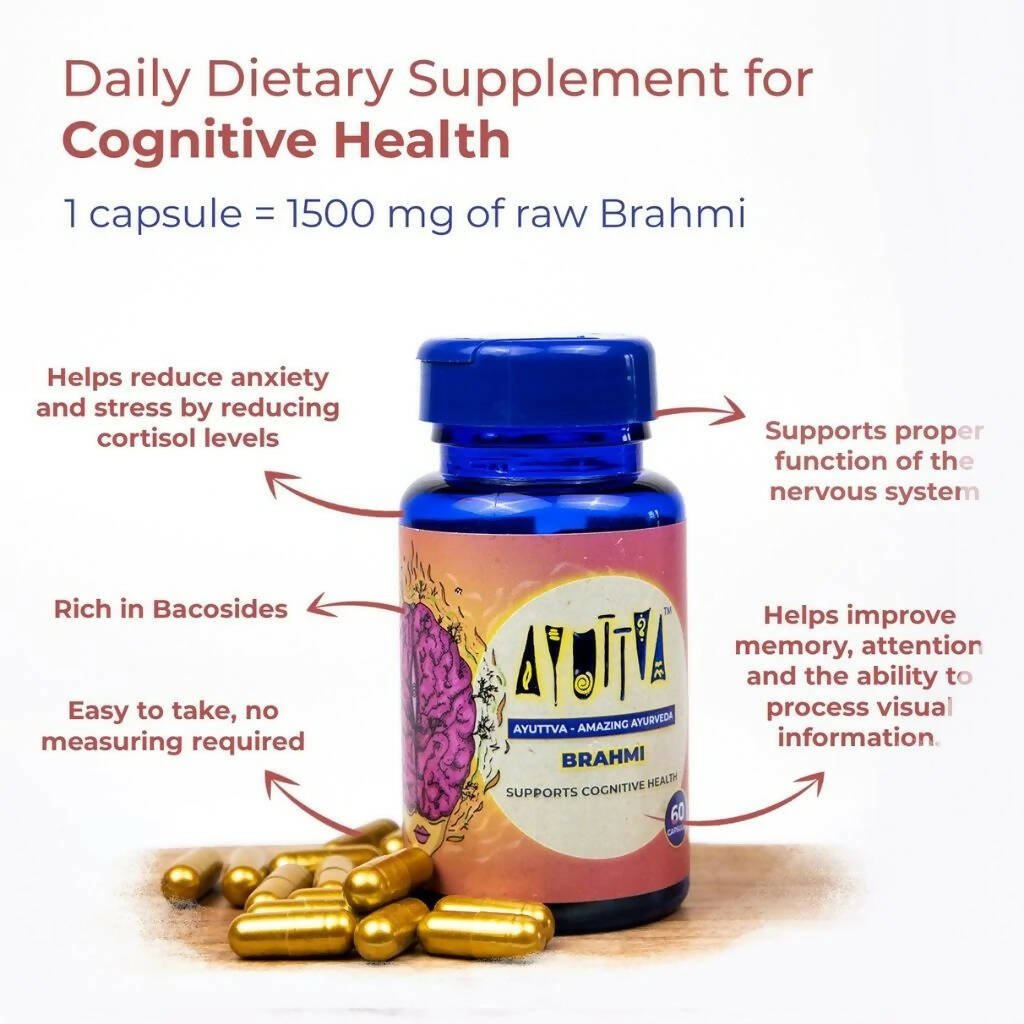 Ayuttva Brahmi Capsules | Grocsy