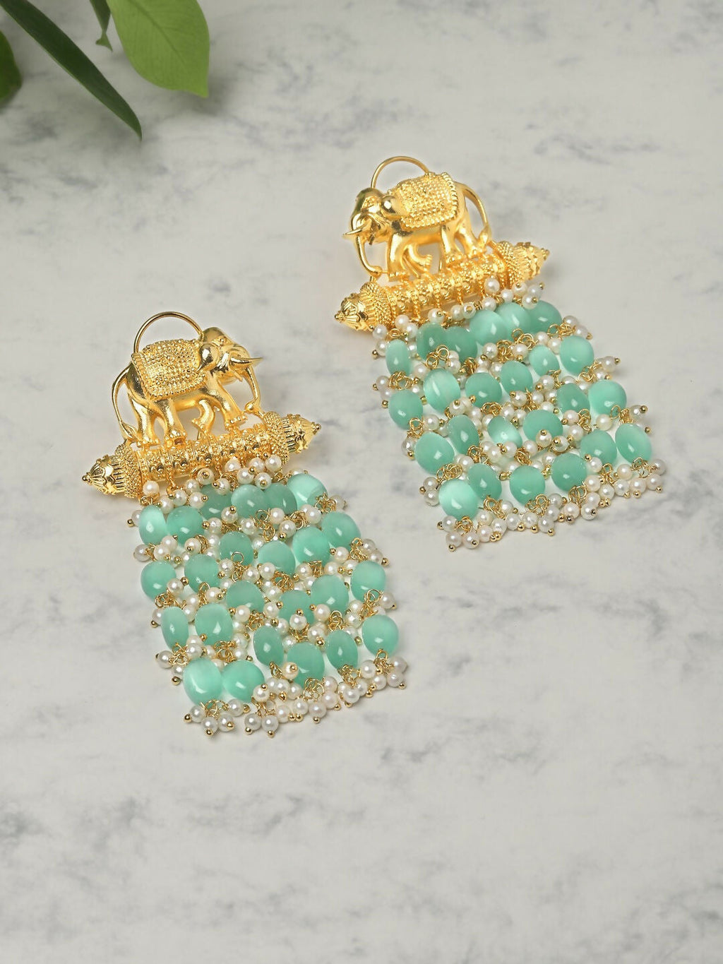 Elephant Earrings- Ruby Raang