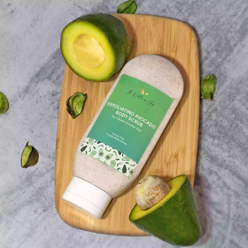 The Wellness Shop Exfoliating Avocado Body Scrub | Grocsy