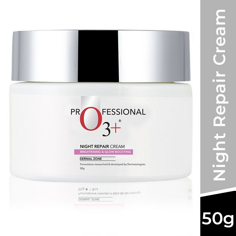 Professional O3+ Night Repair Cream Moisturiser For Brightening & Glow Boosting | Grocsy