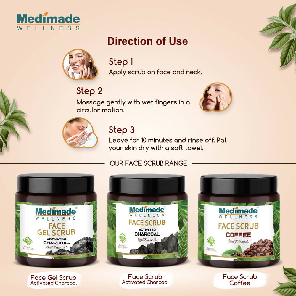 Medimade Wellness Coffee Face Scrub | Grocsy