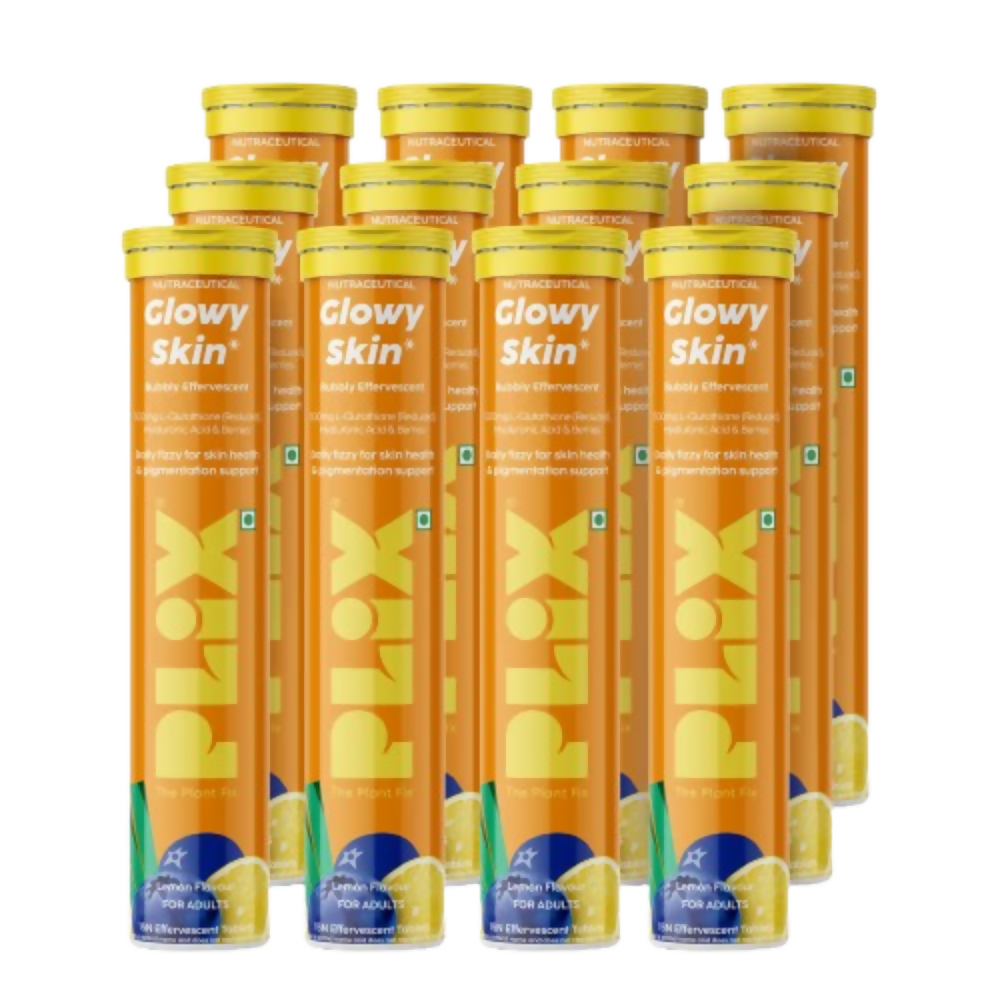 PLIX The Plant Fix Glutathione Skin Tablets With L-Glutathione & Vitamin C - Lemon | Grocsy