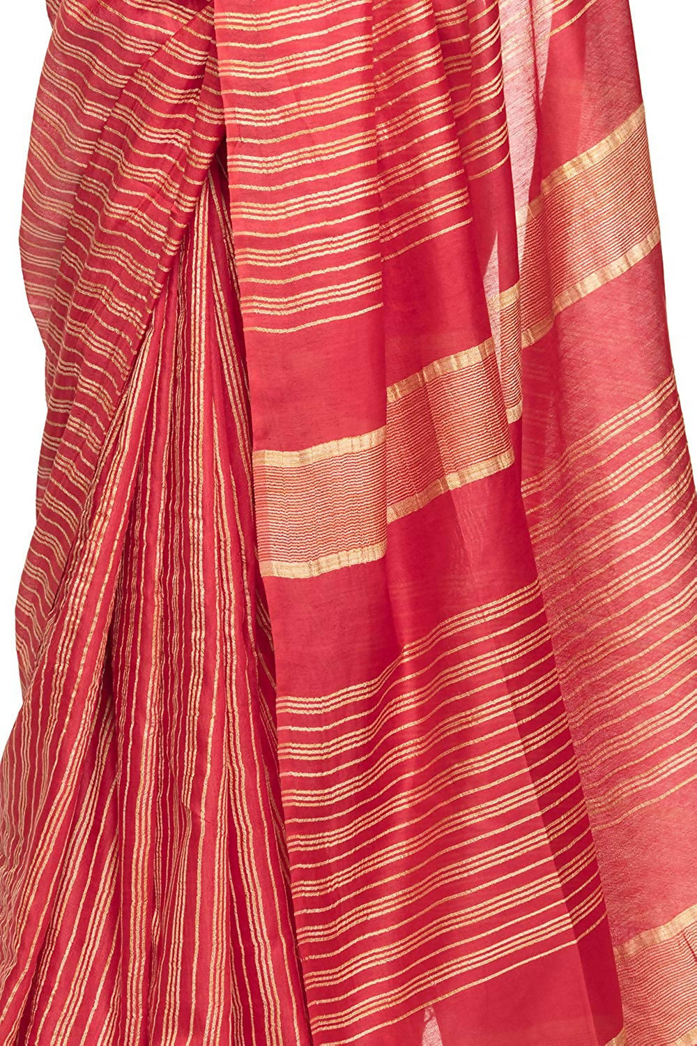 Mominos Fashion Red Color Bhagalpuri Saree | Grocsy