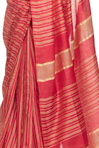 Mominos Fashion Red Color Bhagalpuri Saree | Grocsy
