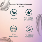 Parul Garg Beauty Lip Gloss - Clear Crystal | Grocsy