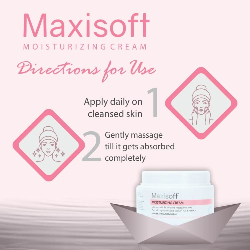 Maxisoft Moisturizing Cream With Almond Oil Aloe Avocado Cocoa Butter | Grocsy