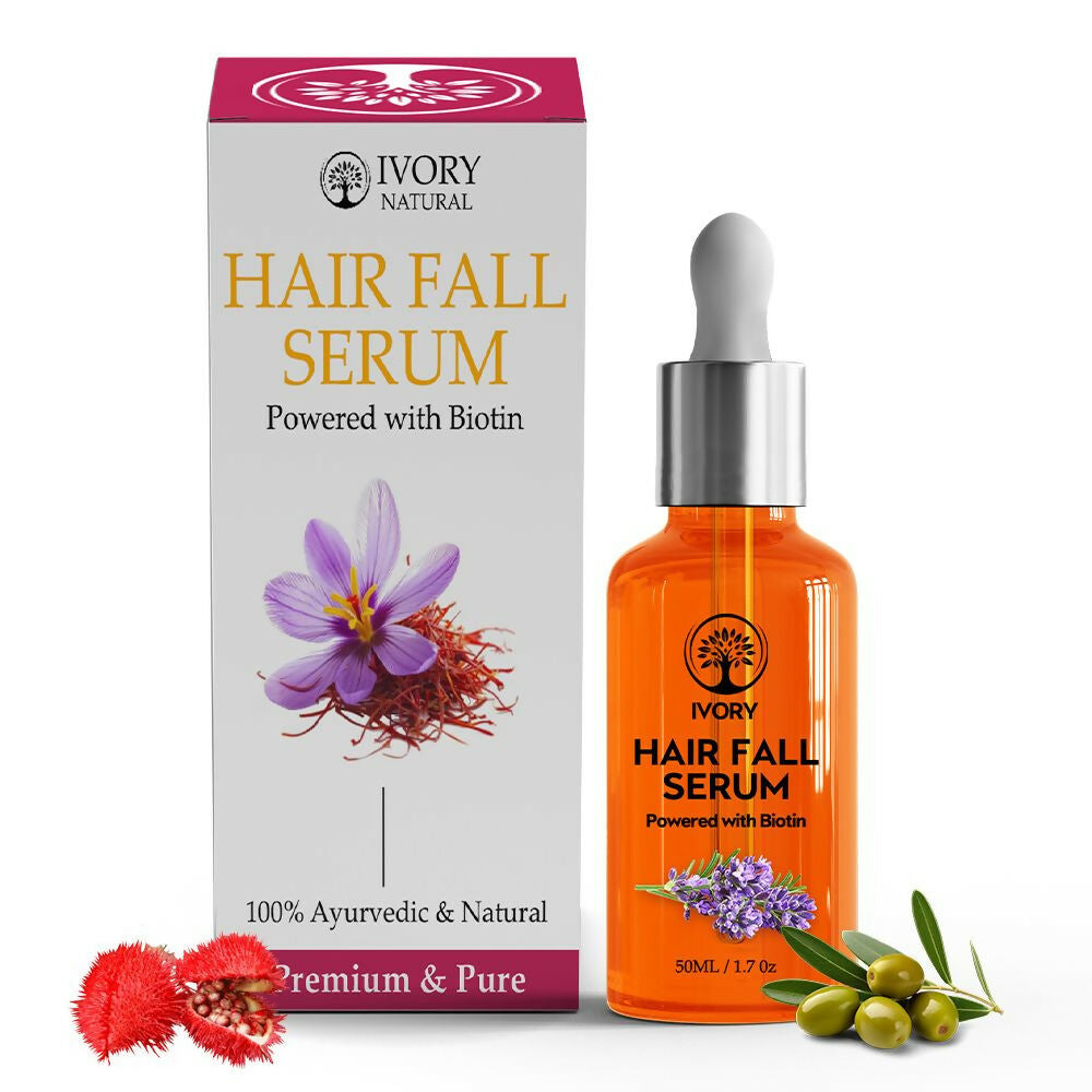 Ivory Natural Hair Fall Serum For Hair Fall & Soothes Scalp, For Men & Women | Grocsy