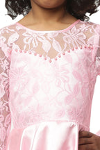 Asmaani Kids Party Wear Stylish Dresses, Perfect for Parties, Functions & Vacations - Pink | Grocsy