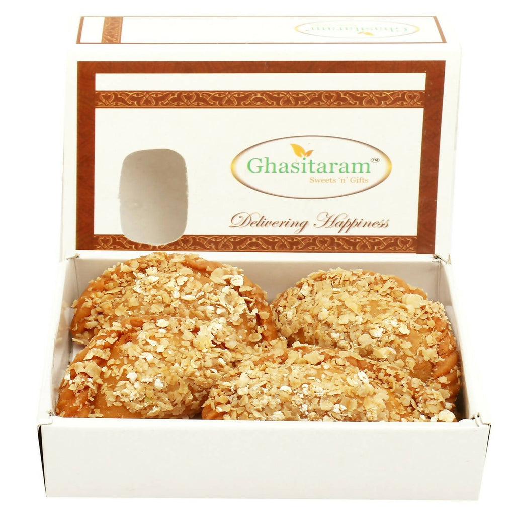 Ghasitaram Holi Sweets - Roasted Oats Gujiya | Grocsy