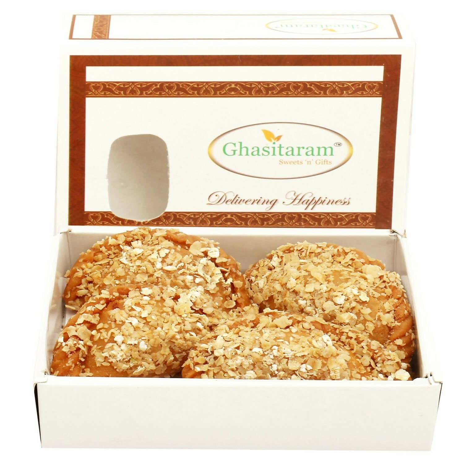 Ghasitaram Holi Sweets - Roasted Oats Gujiya | Grocsy