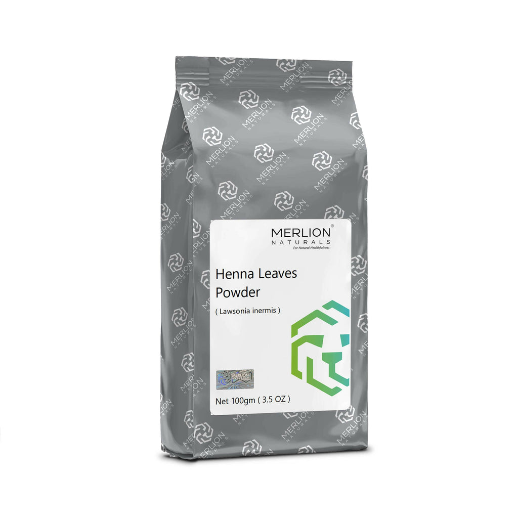 Merlion Naturals Henna and Indigo Leaves Powder Combo | Grocsy