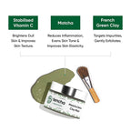 Tencha Essentials Matcha Detox Clay Face Mask | Grocsy