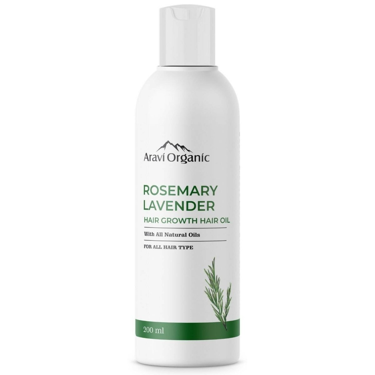 Aravi Organic Rosemary Lavender Hair Growth Hair Oil | Grocsy