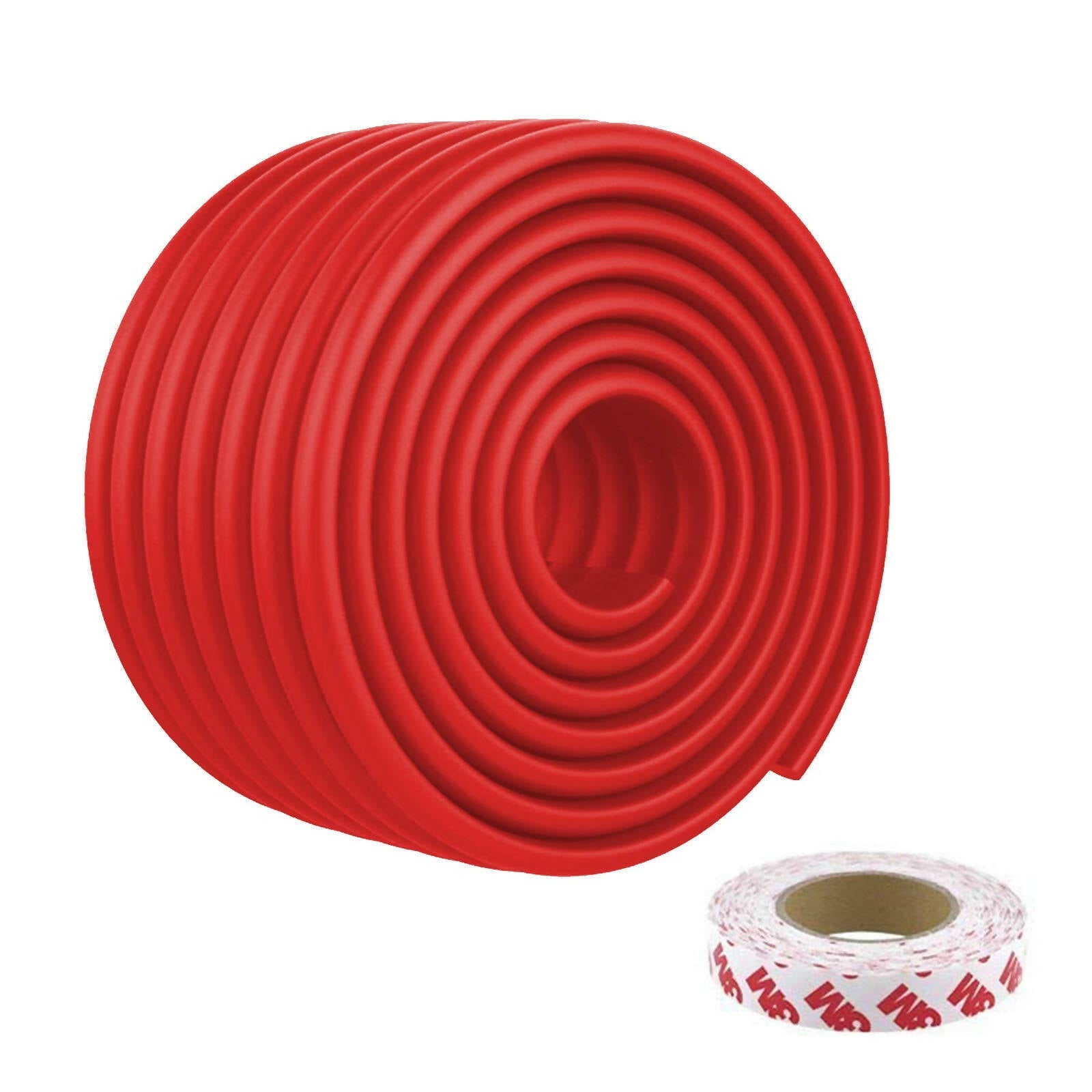 Safe-O-Kid Unique High Density- Prevents From Head Injury Multi-Functional 2 Meter Edge Guard - Red | Grocsy