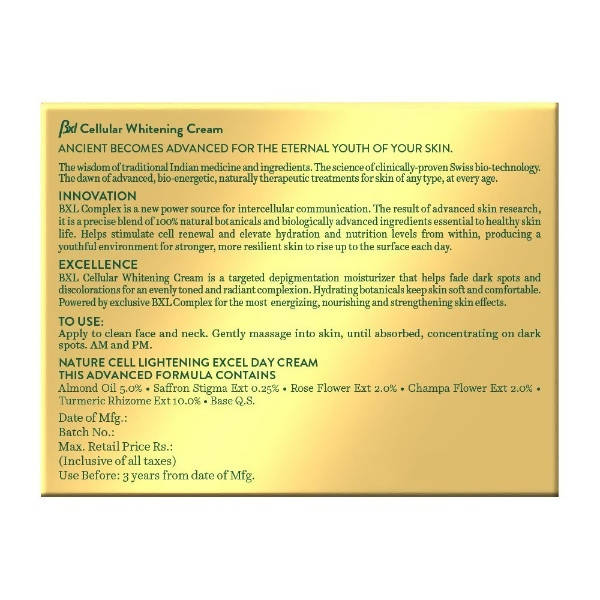 Biotique Advanced Ayurveda Bxl Cellular Whitening Cream For All Skin Types | Grocsy
