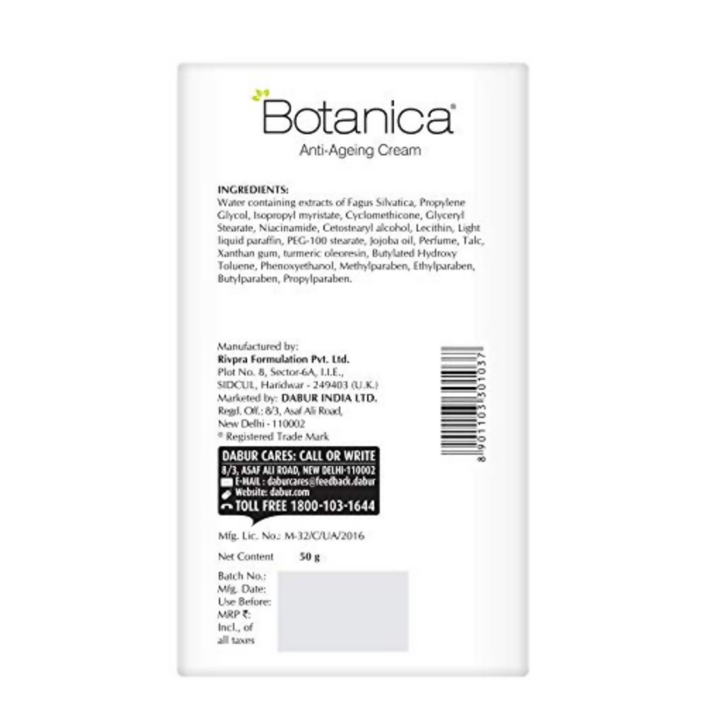 Botanica Anti Ageing cream | Grocsy