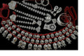 Elite Trading Odissi Dance Jewelry Set – Silver Finish Traditional Jewellery for Dancers/Performers | Grocsy