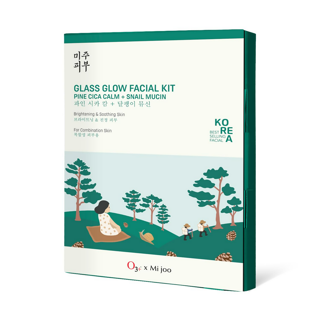 Professional O3+ Mijoo Korea Glass Glow Facial Kit | Grocsy
