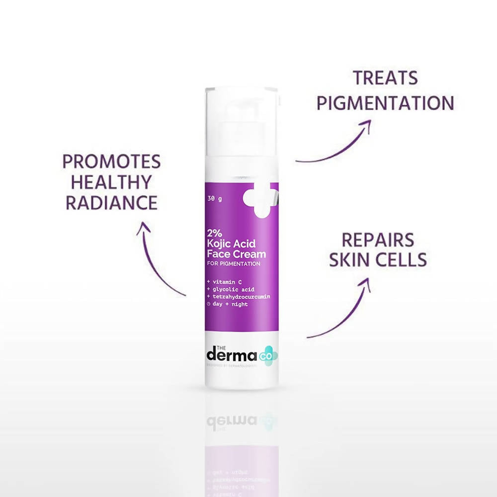 The Derma Co 2% Kojic Acid Face Cream for Pigmentation Removal | Grocsy