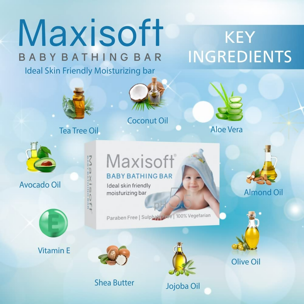 Maxisoft Baby Bathing Soap For Kids | Grocsy