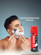 VI-JOHN Original Dermatologically Tested Special Moisturising Formula Shaving Foam with Vitamin E & Tea Tree Oil | Grocsy