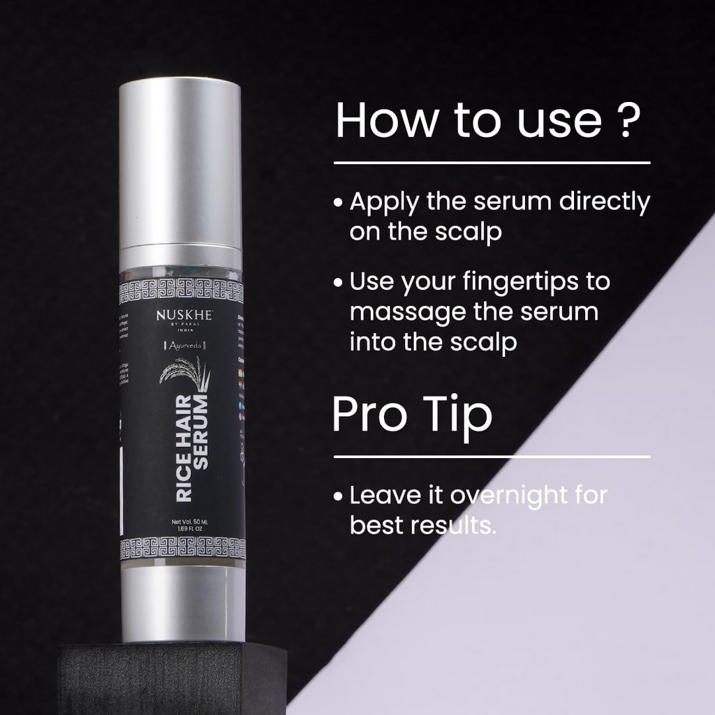Nuskhe By Paras Ayurvedic Rice Hair Serum | Grocsy