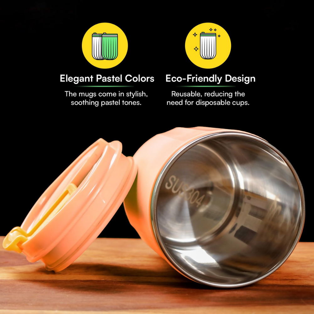 Udyan Tea Stainless Steel Vacuum Insulated Tumbler - Pink | Grocsy